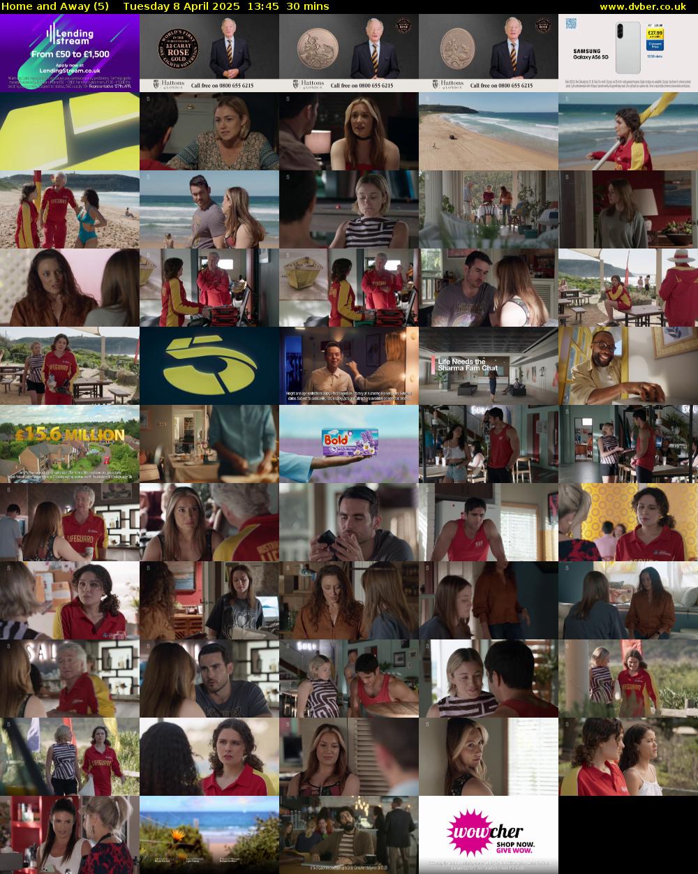 Home and Away (5) Tuesday 8 April 2025 13:45 - 14:15
