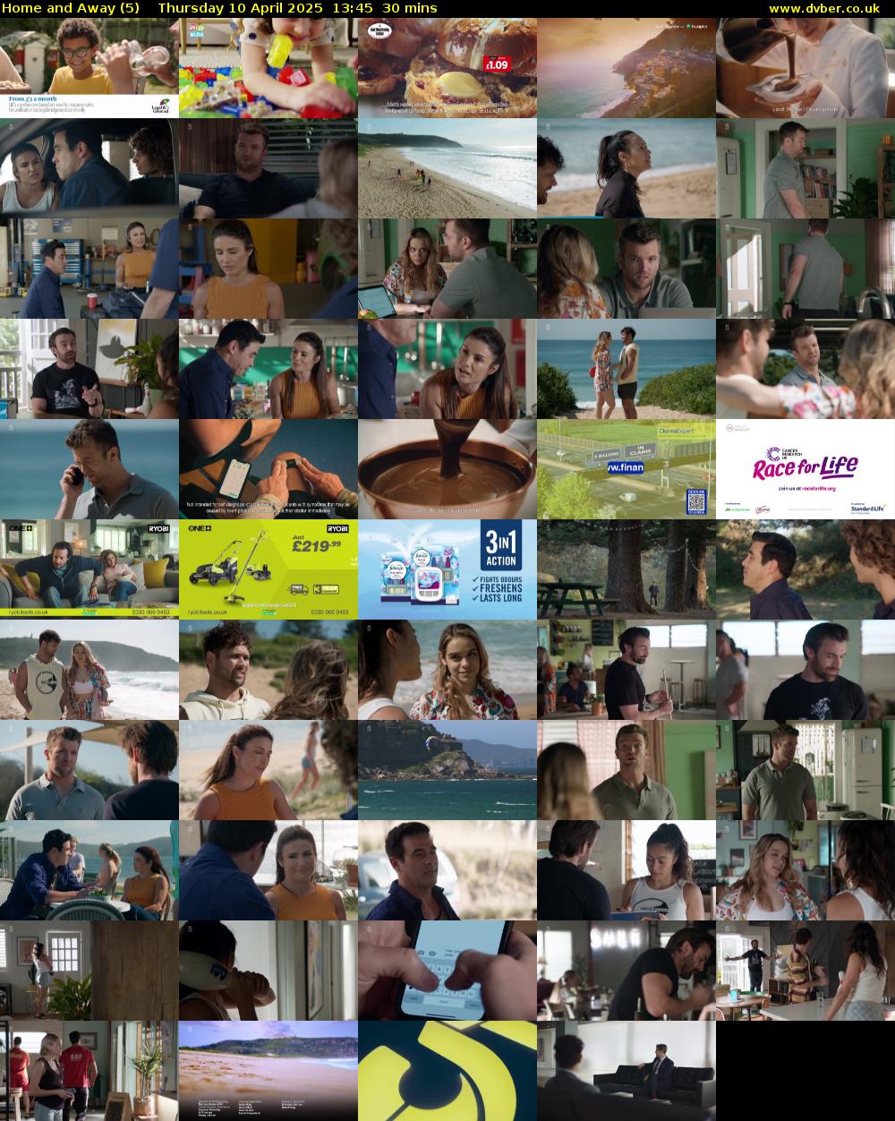 Home and Away (5) Thursday 10 April 2025 13:45 - 14:15