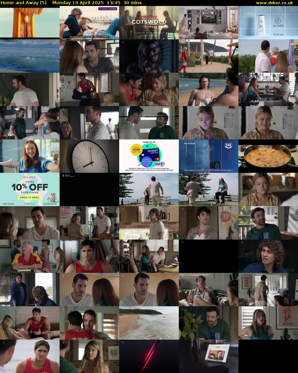 Home and Away (5) Monday 14 April 2025 13:45 - 14:15