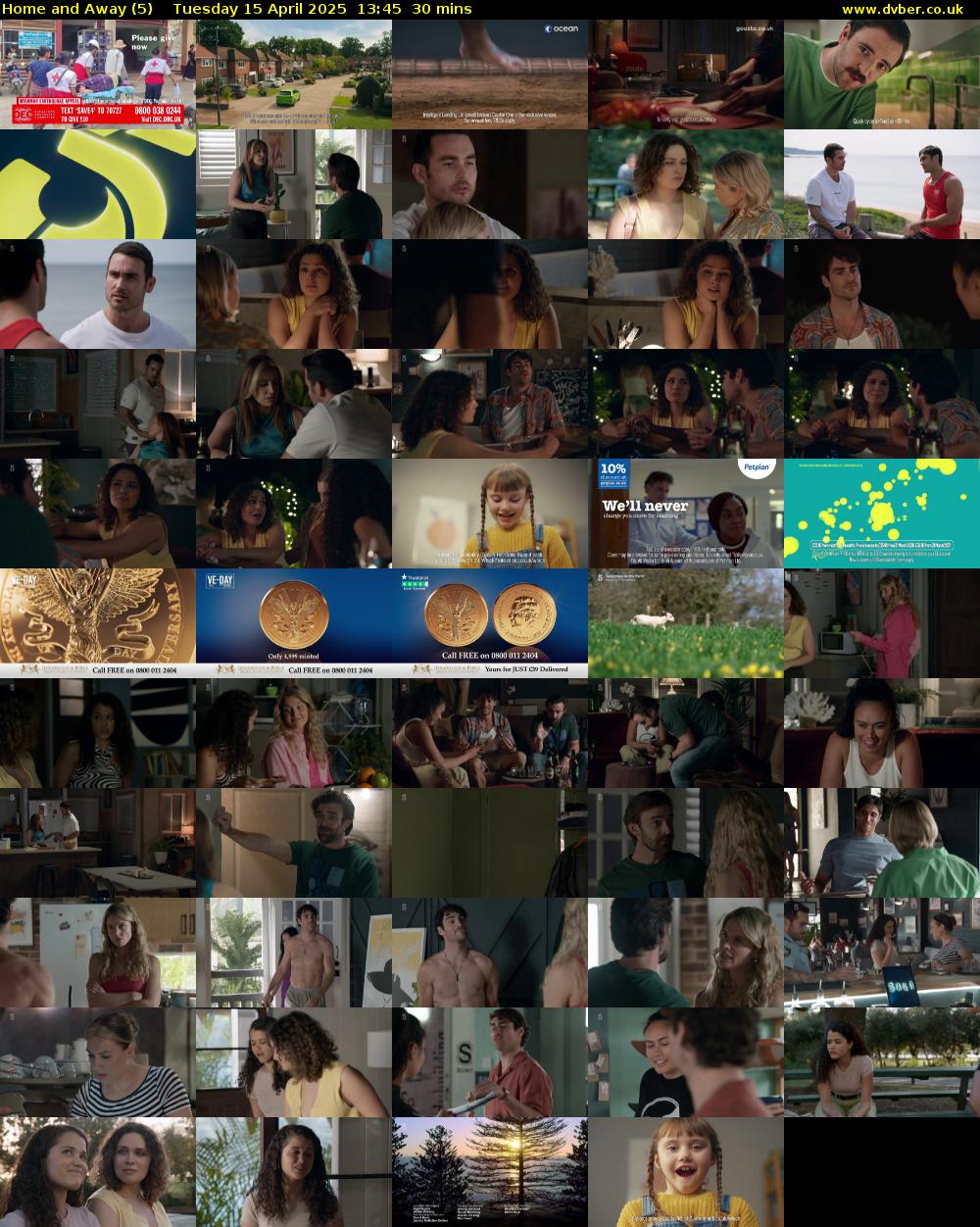 Home and Away (5) Tuesday 15 April 2025 13:45 - 14:15