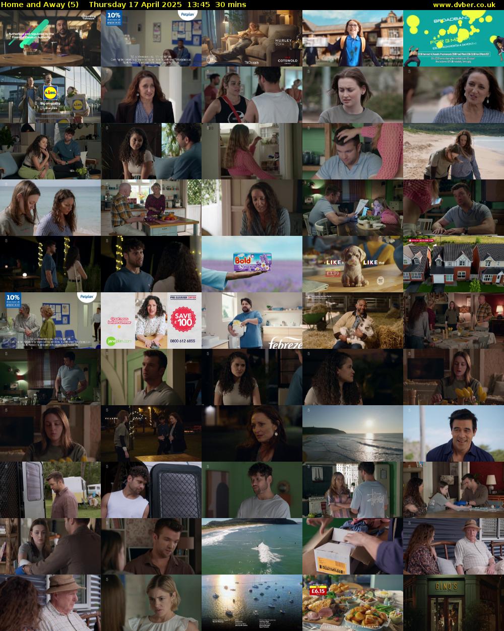Home and Away (5) Thursday 17 April 2025 13:45 - 14:15