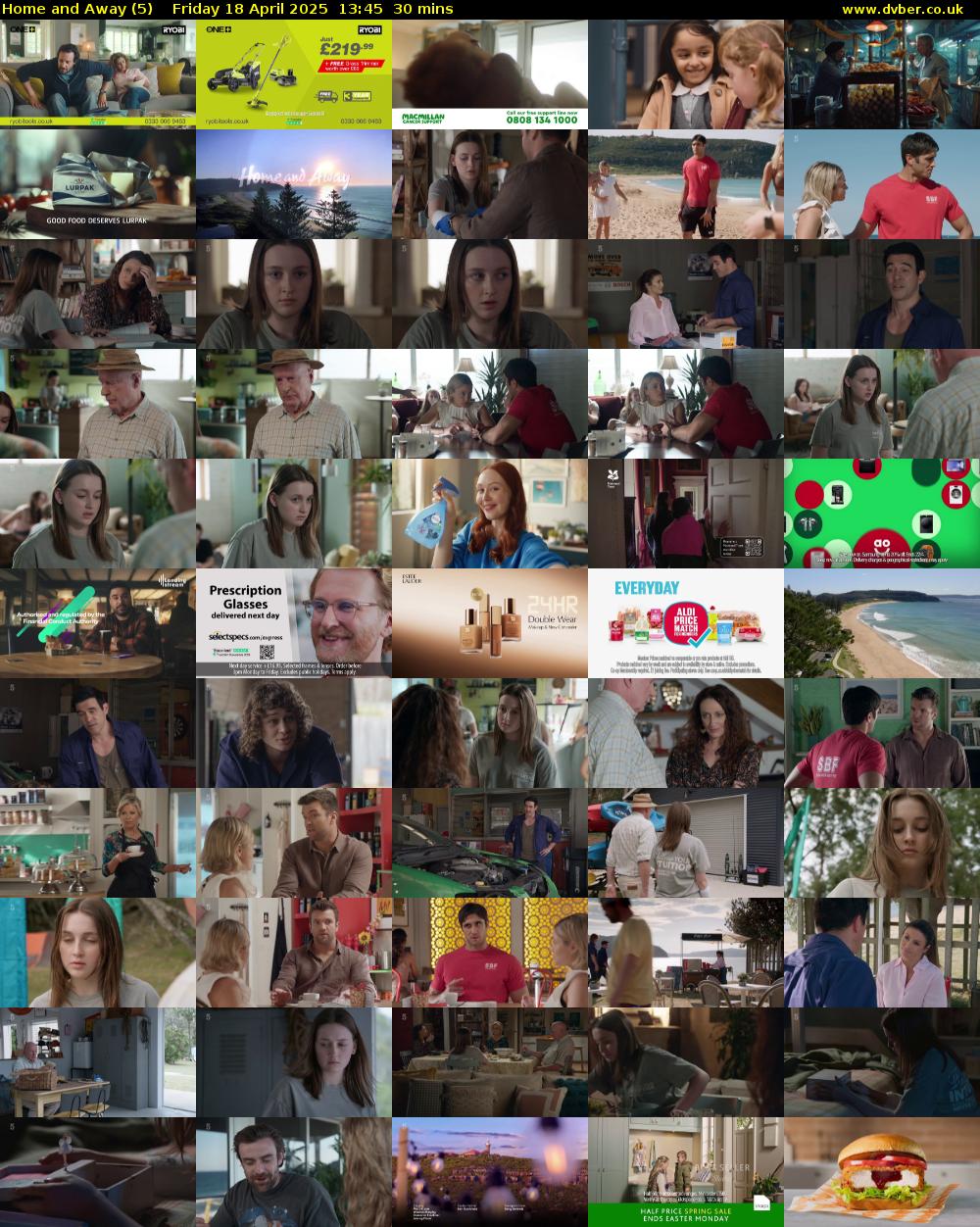 Home and Away (5) Friday 18 April 2025 13:45 - 14:15