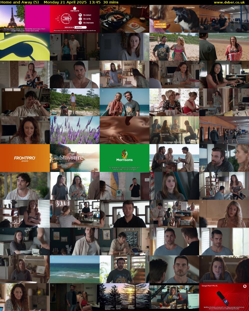 Home and Away (5) Monday 21 April 2025 13:45 - 14:15
