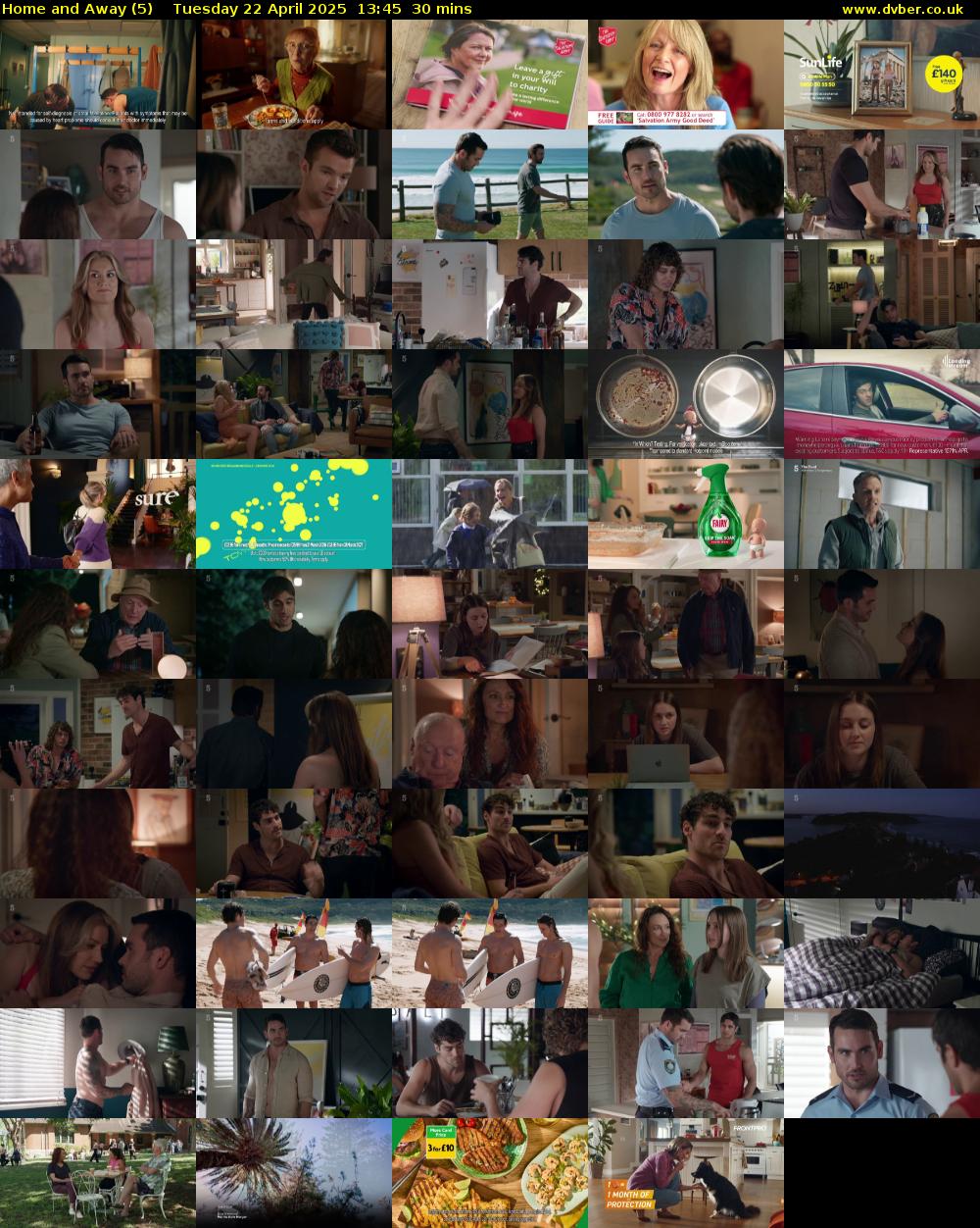 Home and Away (5) Tuesday 22 April 2025 13:45 - 14:15
