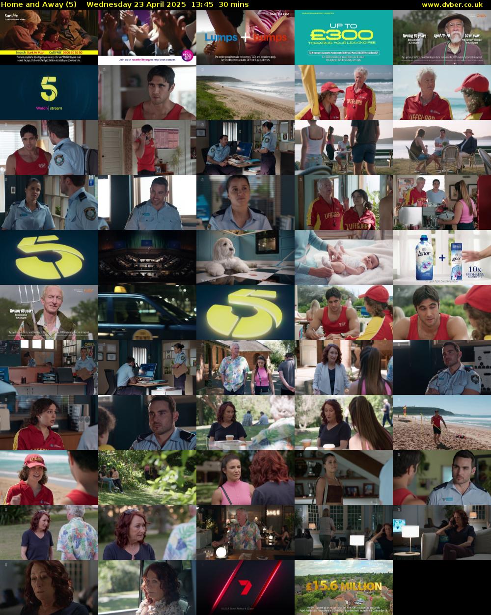 Home and Away (5) Wednesday 23 April 2025 13:45 - 14:15