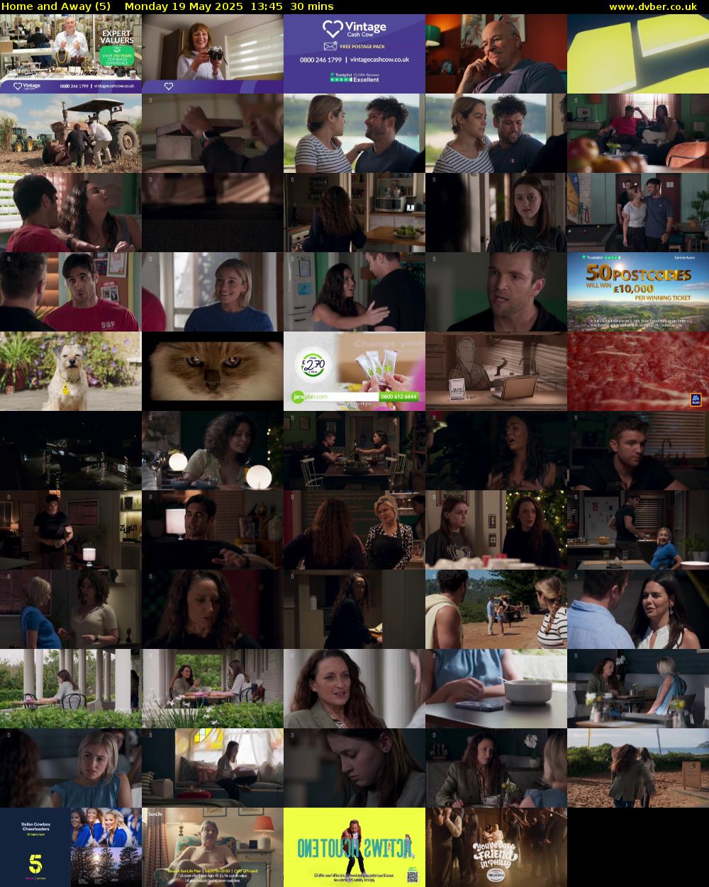 Home and Away (5) Monday 19 May 2025 13:45 - 14:15