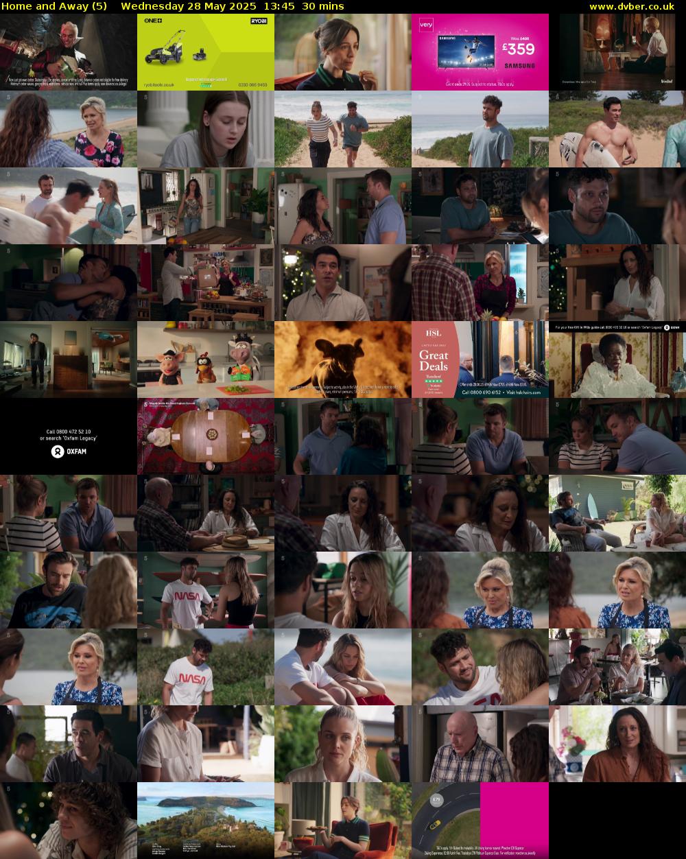 Home and Away (5) Wednesday 28 May 2025 13:45 - 14:15