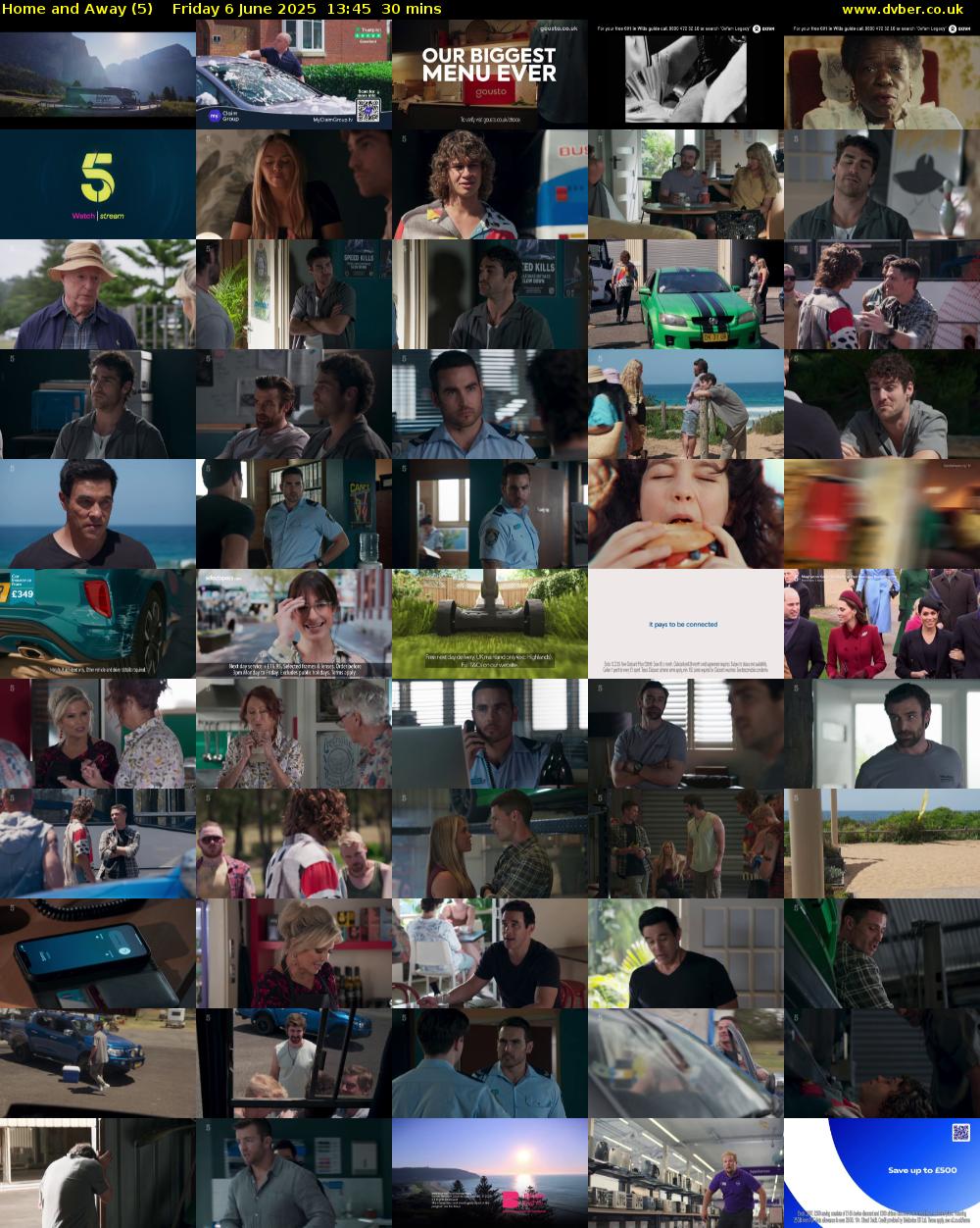 Home and Away (5) Friday 6 June 2025 13:45 - 14:15