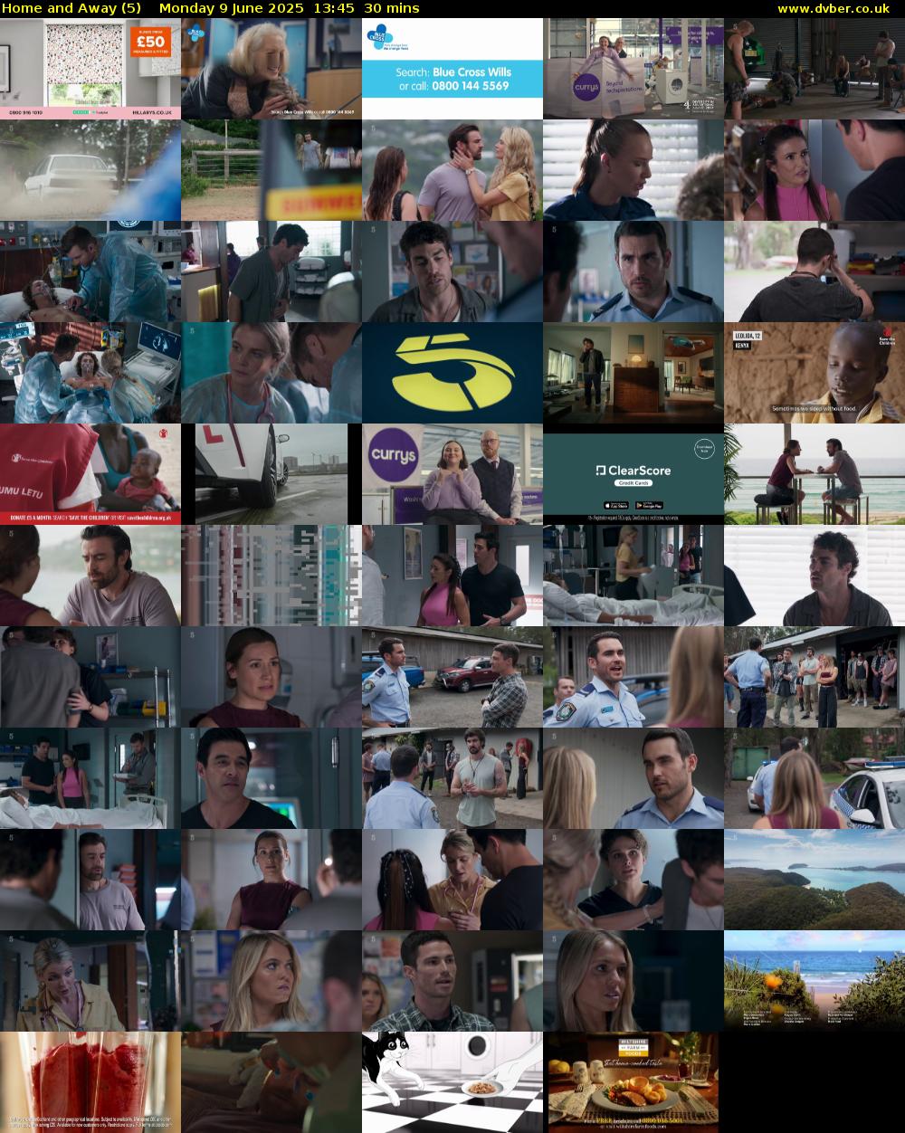 Home and Away (5) Monday 9 June 2025 13:45 - 14:15