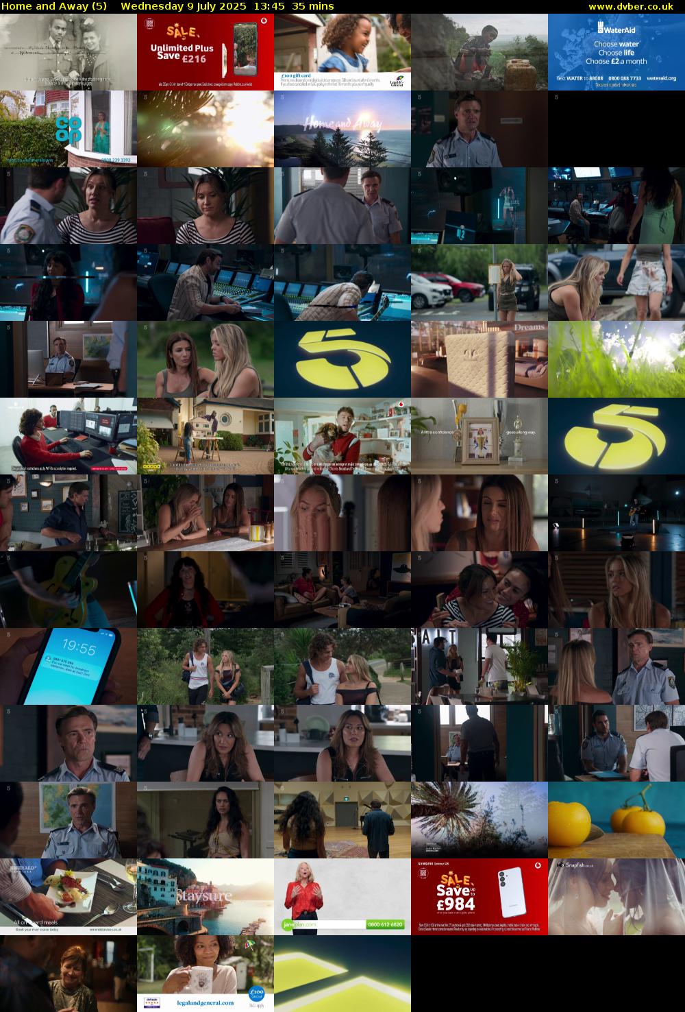 Home and Away (5) Wednesday 9 July 2025 13:45 - 14:20