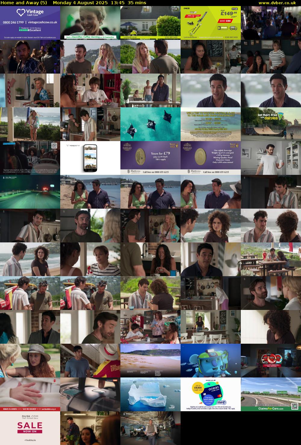 Home and Away (5) Monday 4 August 2025 13:45 - 14:20