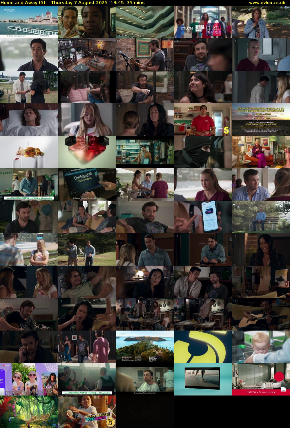 Home and Away (5) Thursday 7 August 2025 13:45 - 14:20