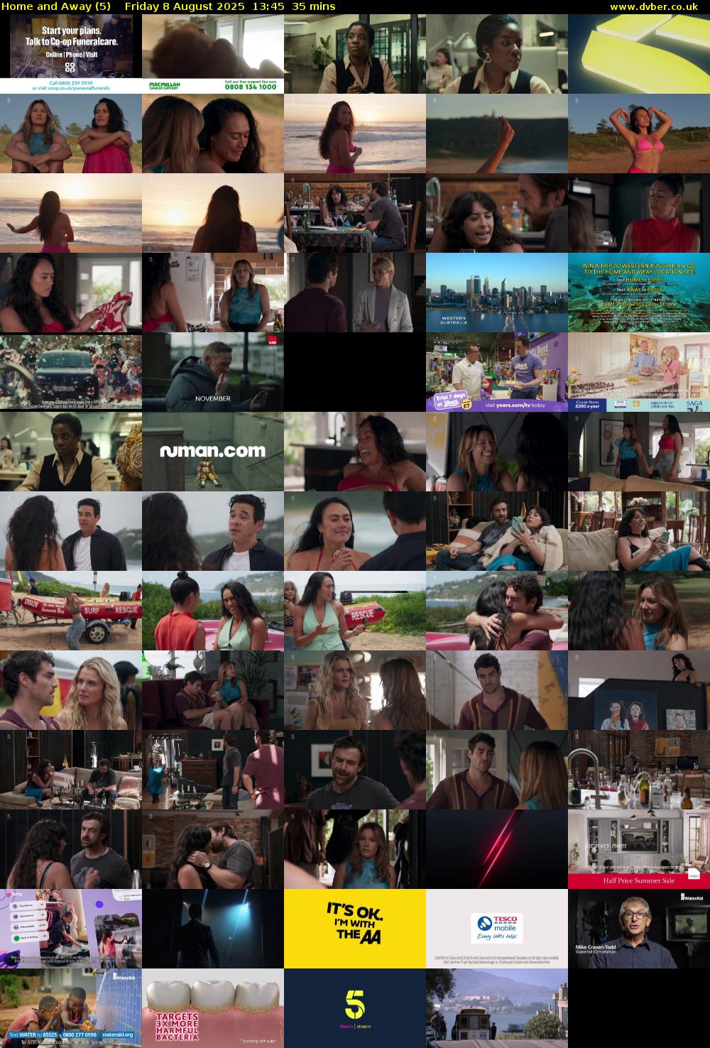 Home and Away (5) Friday 8 August 2025 13:45 - 14:20