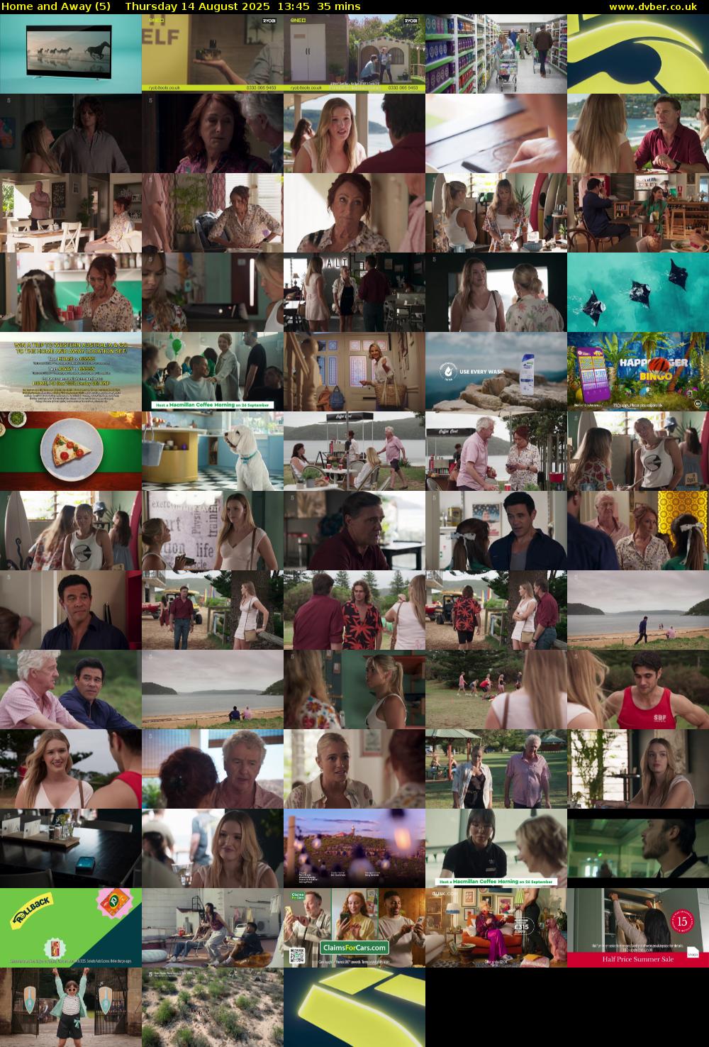 Home and Away (5) Thursday 14 August 2025 13:45 - 14:20