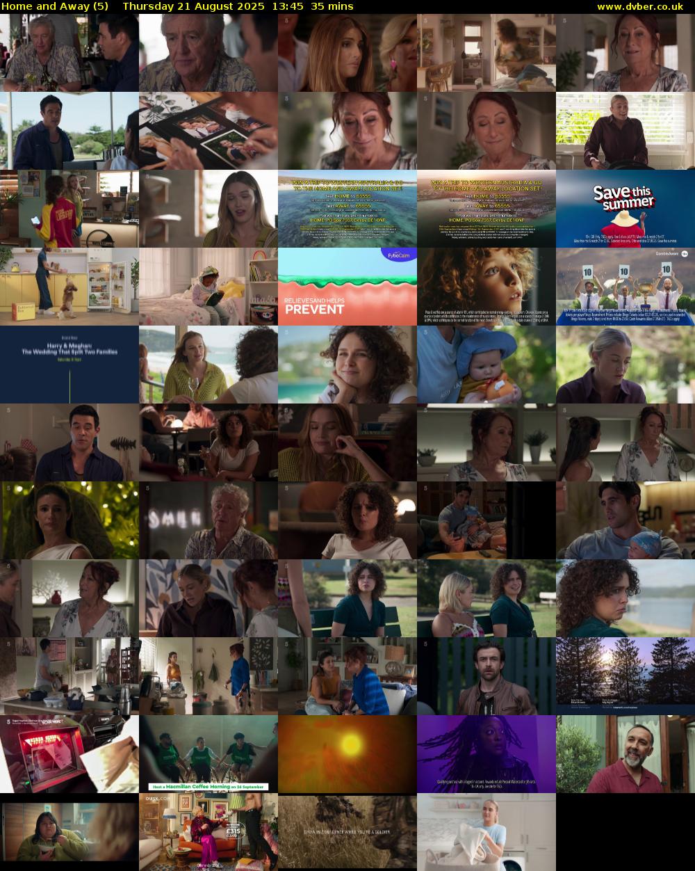 Home and Away (5) Thursday 21 August 2025 13:45 - 14:20