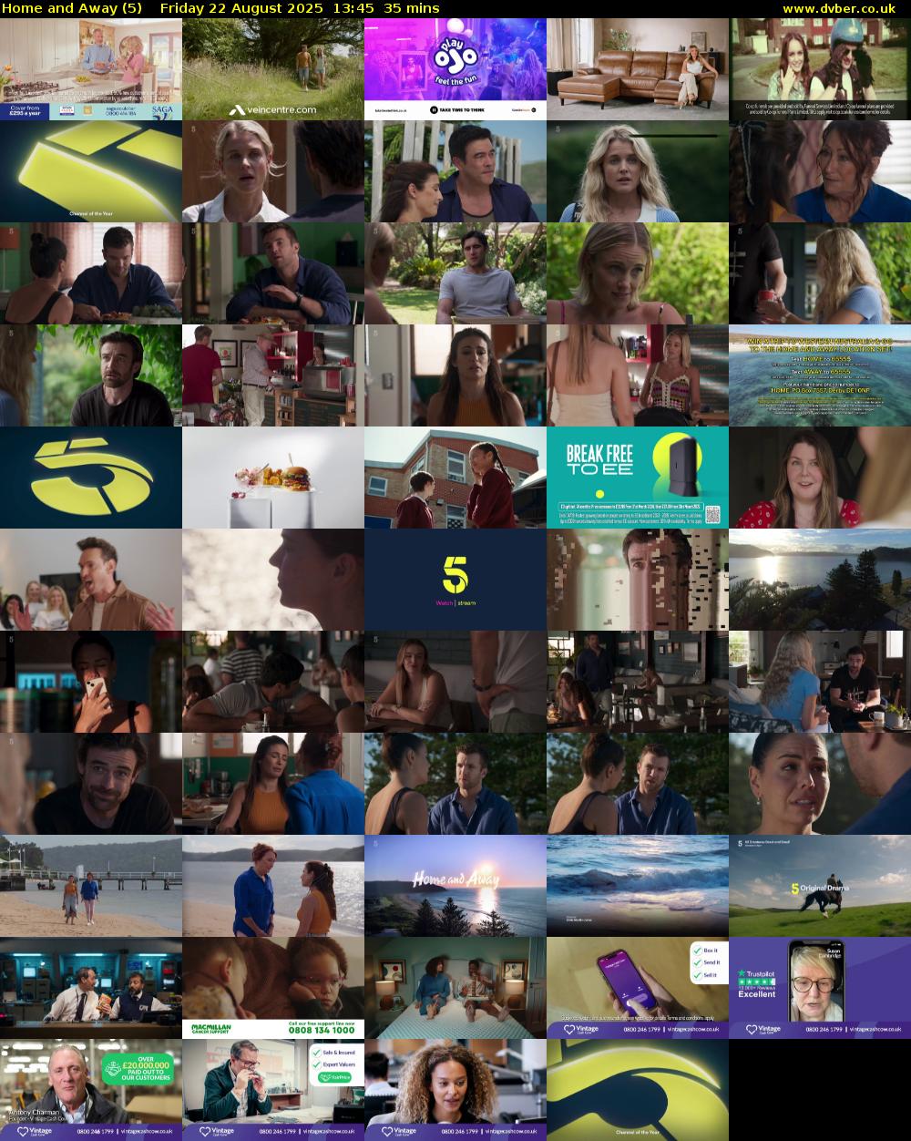 Home and Away (5) Friday 22 August 2025 13:45 - 14:20
