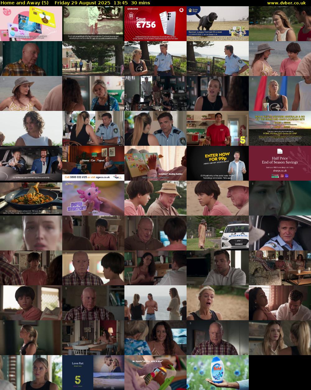 Home and Away (5) Friday 29 August 2025 13:45 - 14:15