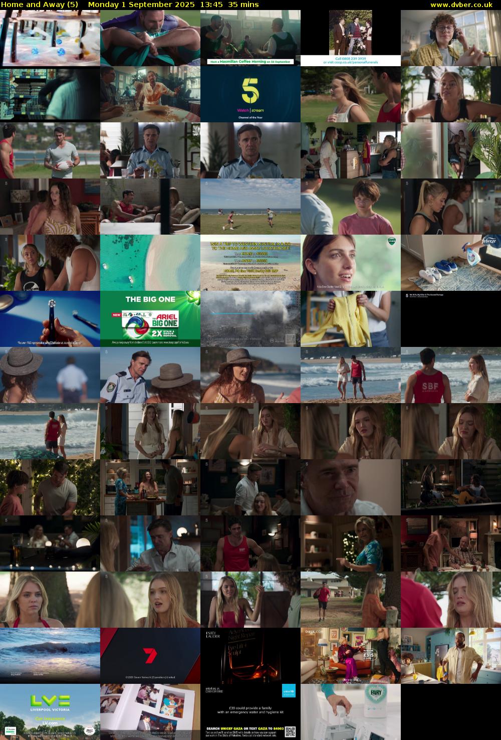 Home and Away (5) Monday 1 September 2025 13:45 - 14:20