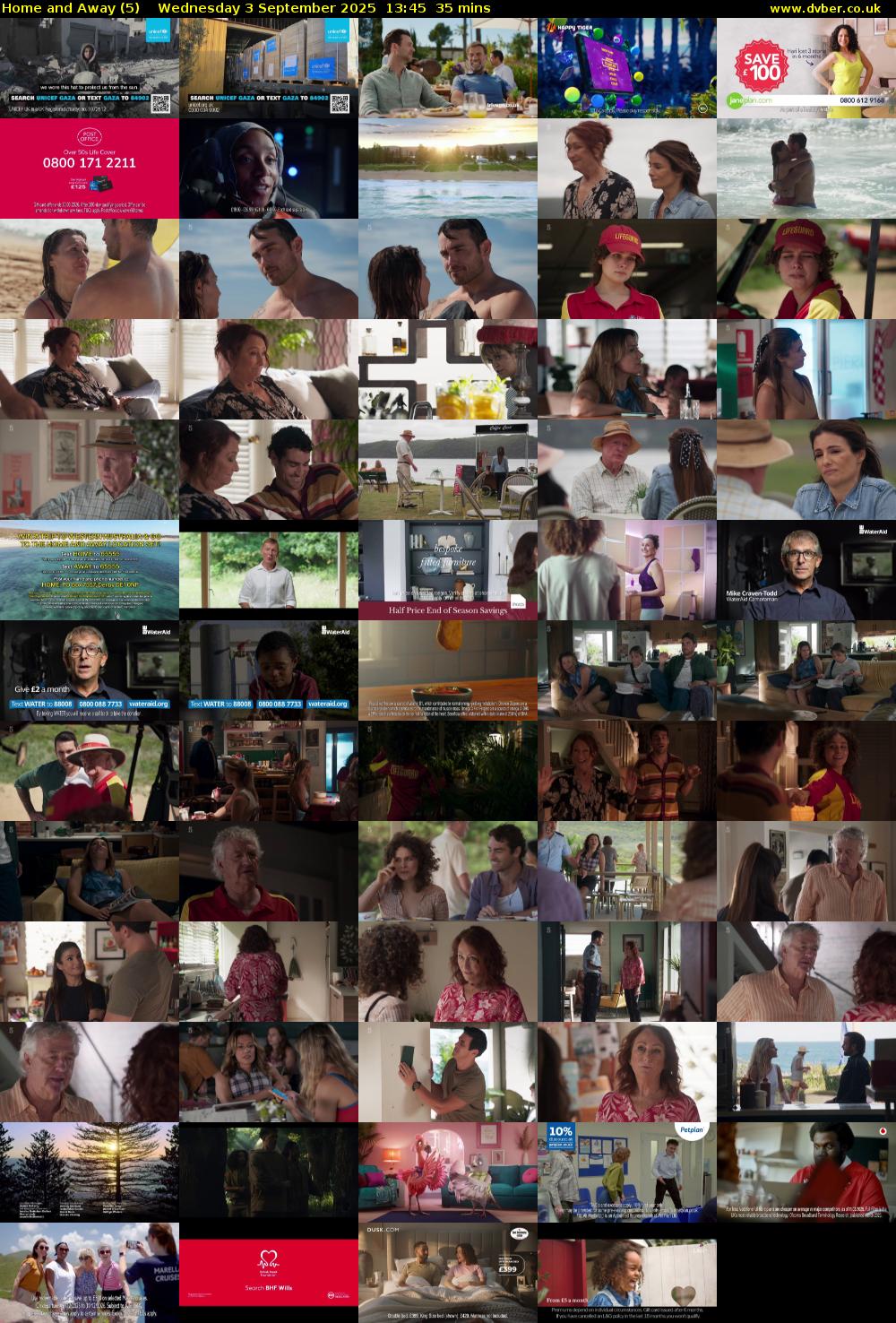 Home and Away (5) Wednesday 3 September 2025 13:45 - 14:20