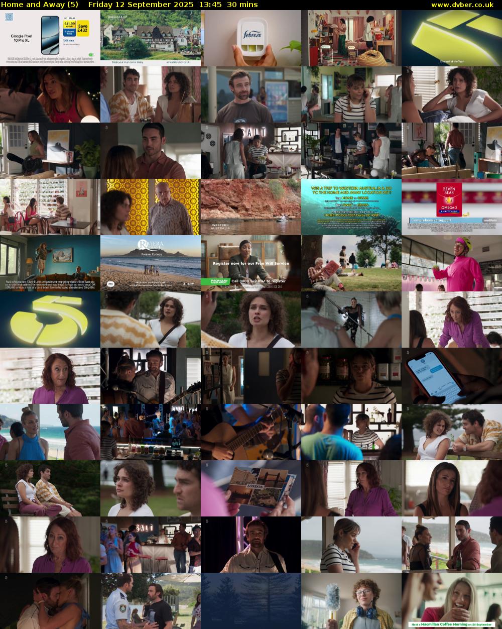 Home and Away (5) Friday 12 September 2025 13:45 - 14:15