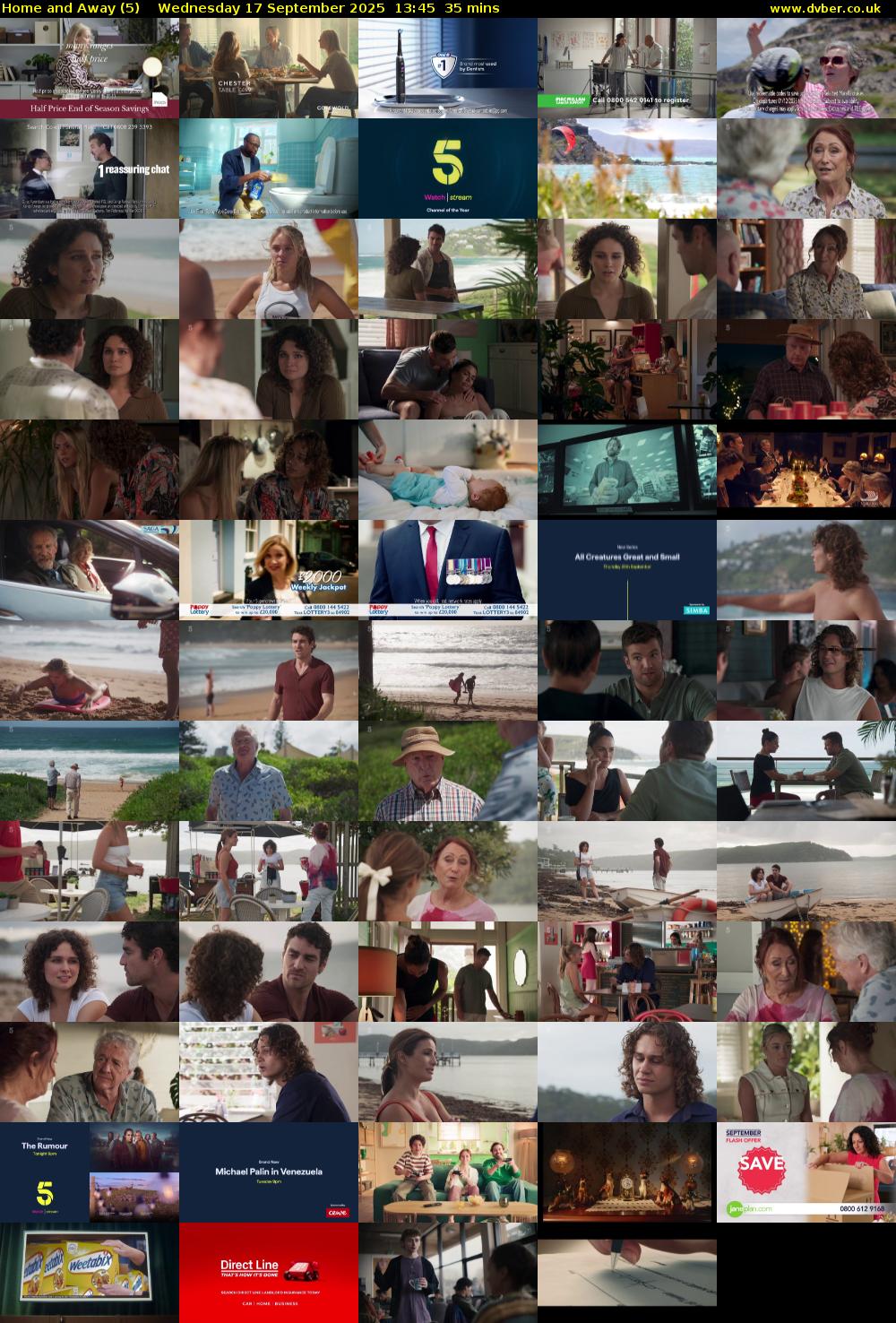Home and Away (5) Wednesday 17 September 2025 13:45 - 14:20