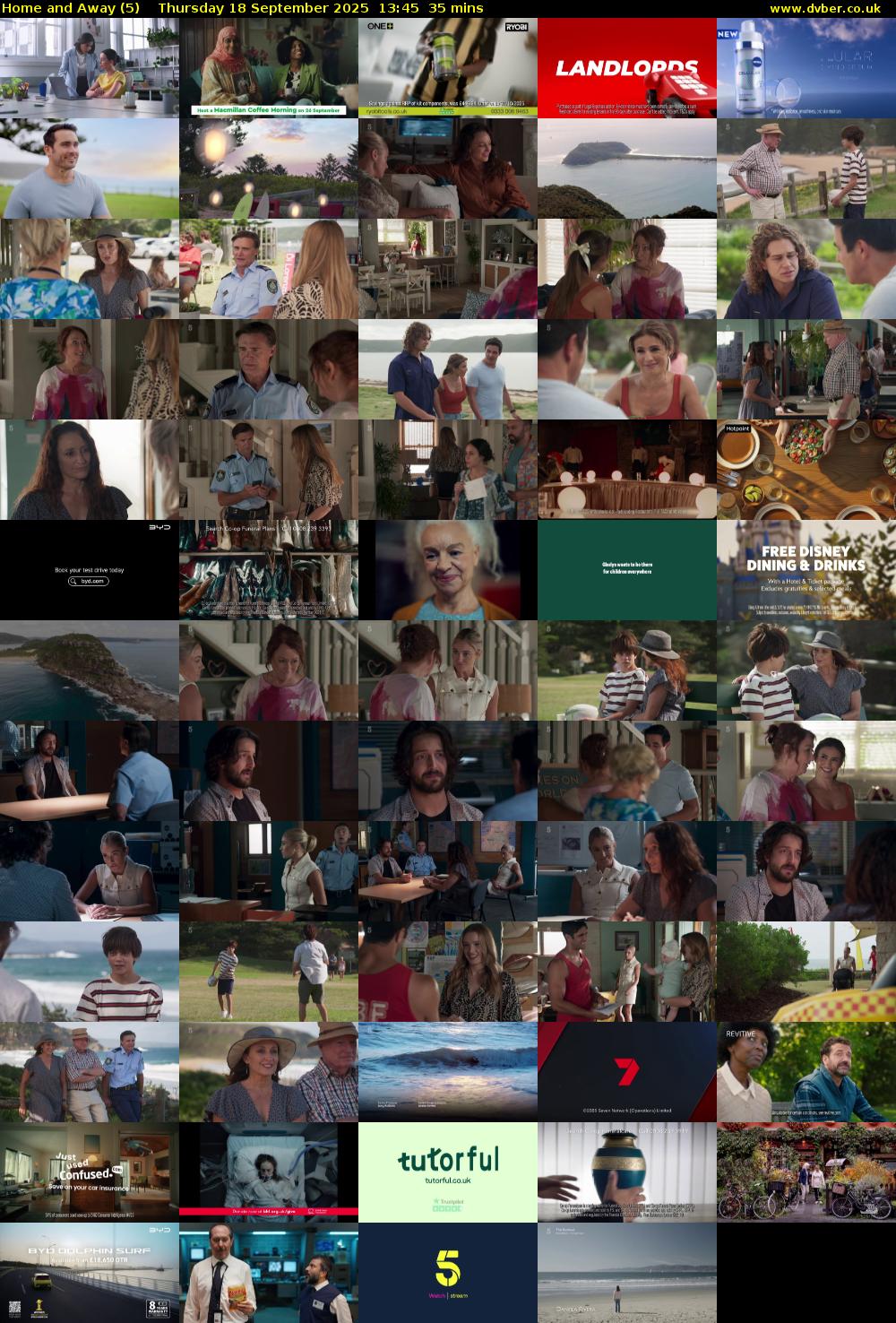 Home and Away (5) Thursday 18 September 2025 13:45 - 14:20