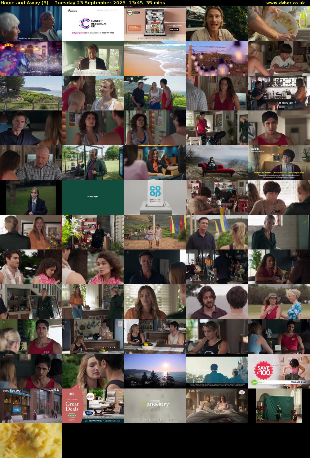 Home and Away (5) Tuesday 23 September 2025 13:45 - 14:20