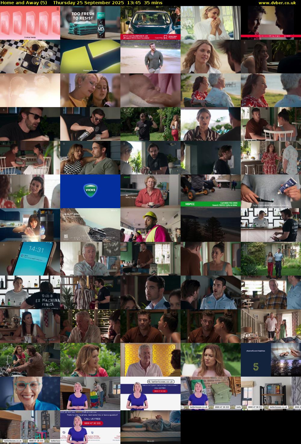 Home and Away (5) Thursday 25 September 2025 13:45 - 14:20