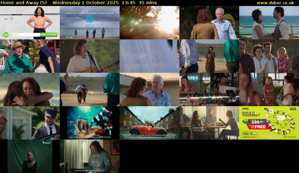 Home and Away (5) Wednesday 1 October 2025 13:45 - 14:20