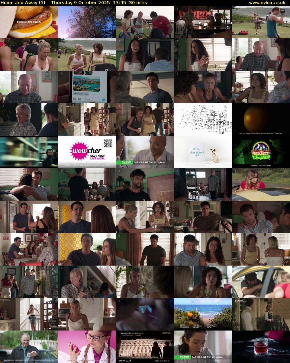 Home and Away (5) Thursday 9 October 2025 13:45 - 14:15