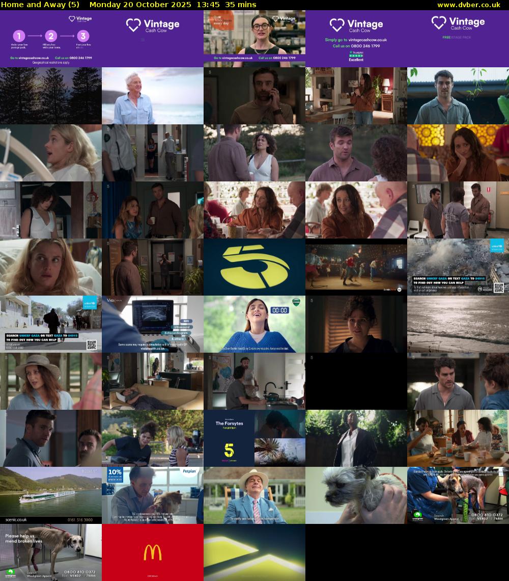 Home and Away (5) Monday 20 October 2025 13:45 - 14:20