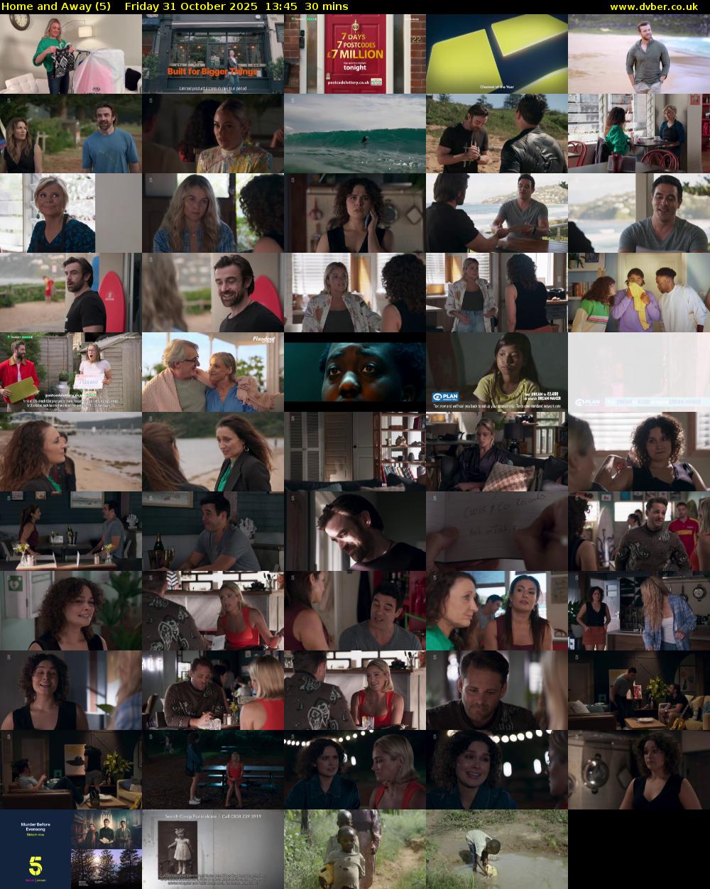 Home and Away (5) Friday 31 October 2025 13:45 - 14:15