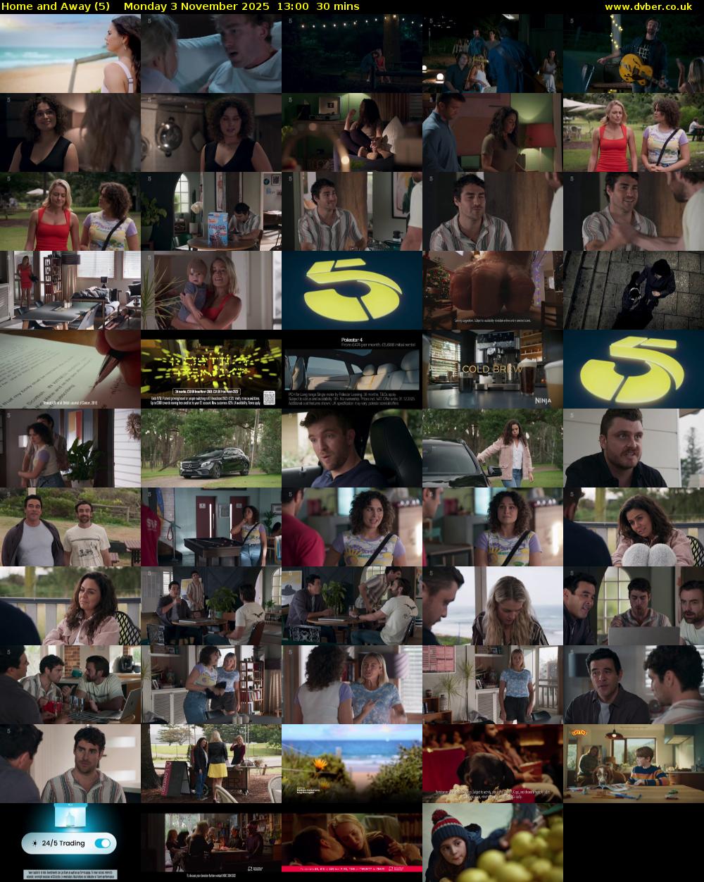 Home and Away (5) Monday 3 November 2025 13:00 - 13:30