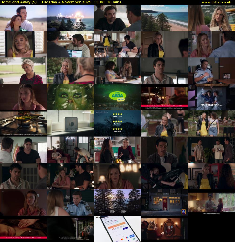 Home and Away (5) Tuesday 4 November 2025 13:00 - 13:30