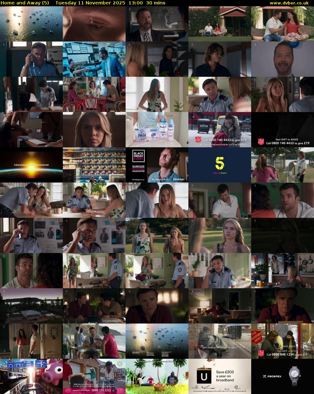 Home and Away (5) Tuesday 11 November 2025 13:00 - 13:30