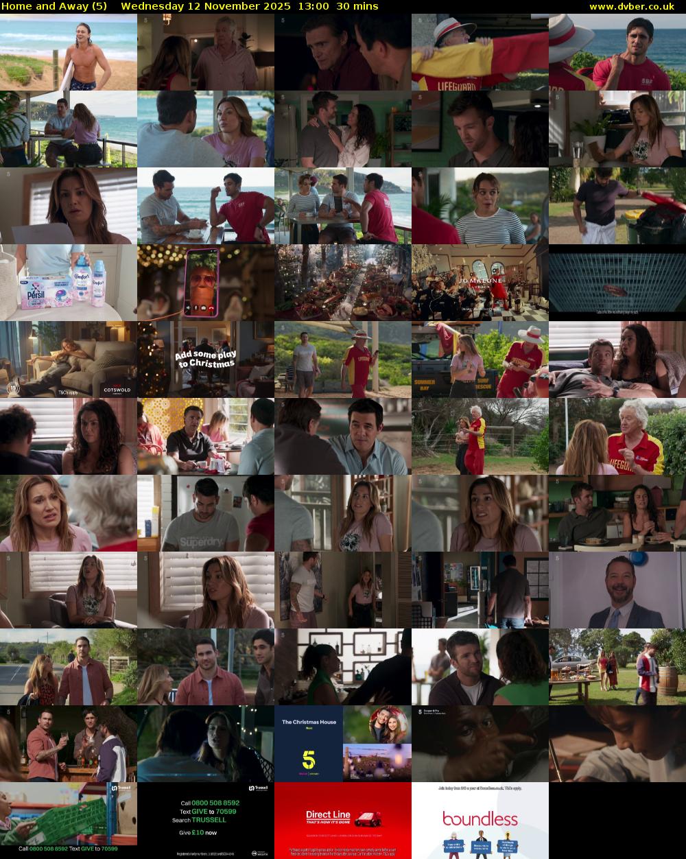 Home and Away (5) Wednesday 12 November 2025 13:00 - 13:30