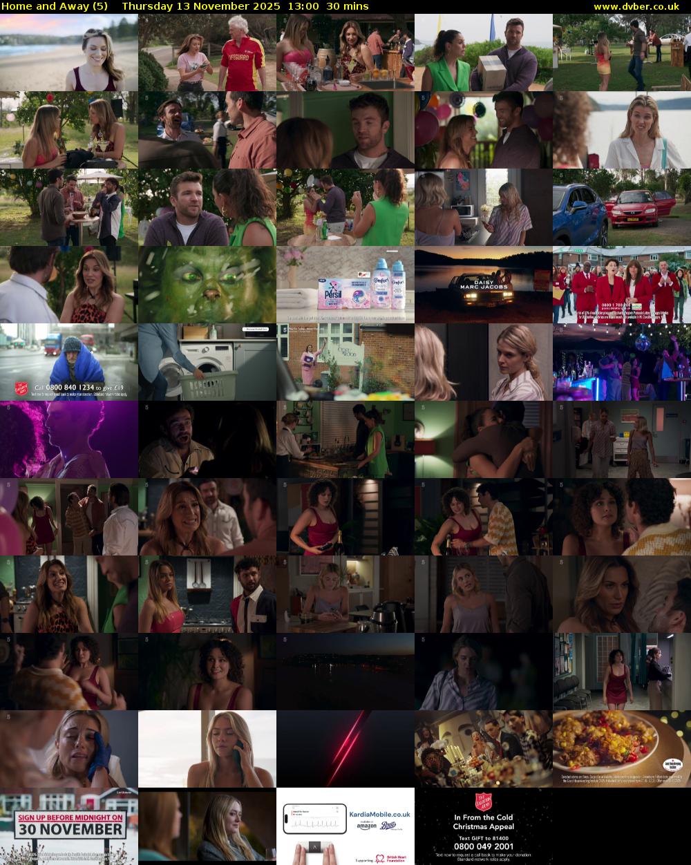 Home and Away (5) Thursday 13 November 2025 13:00 - 13:30
