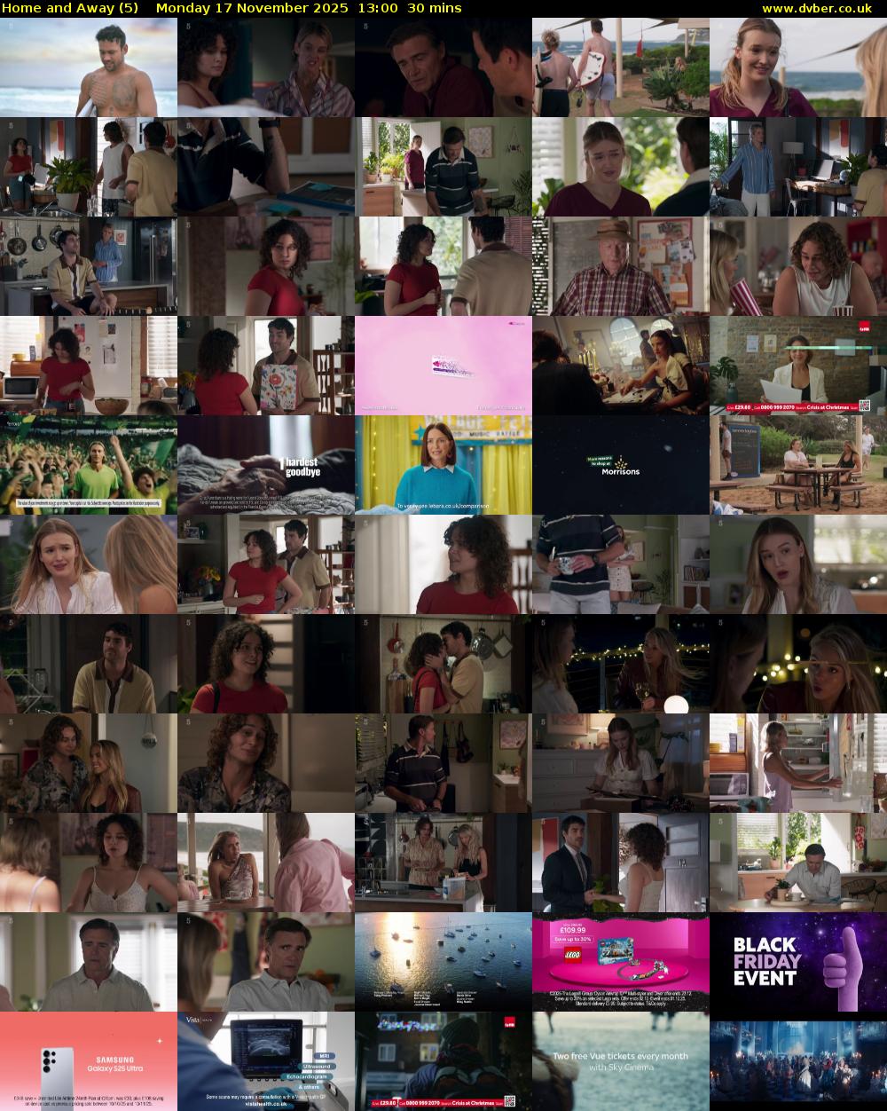 Home and Away (5) Monday 17 November 2025 13:00 - 13:30