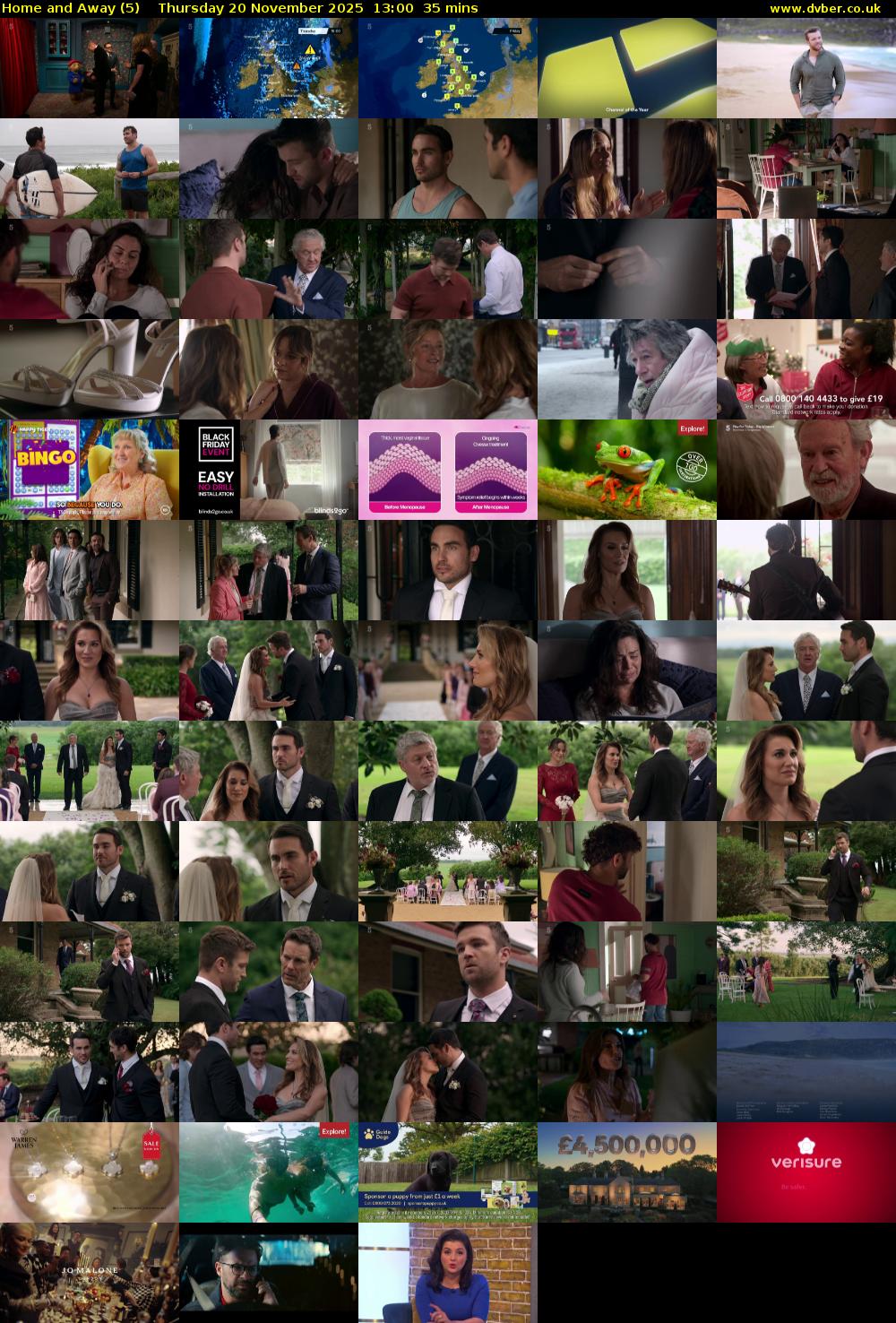 Home and Away (5) Thursday 20 November 2025 13:00 - 13:35