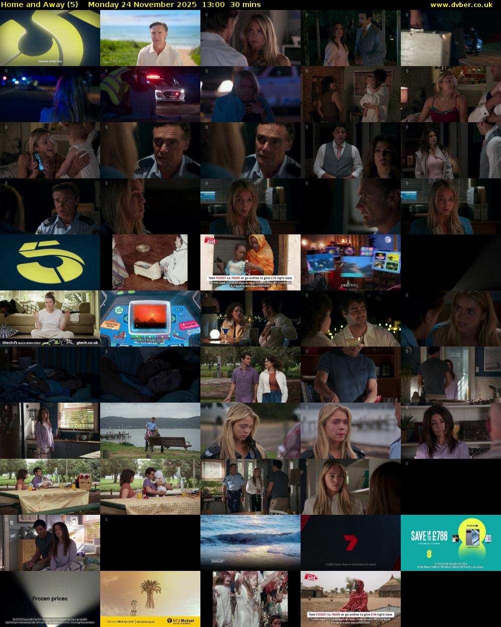 Home and Away (5) Monday 24 November 2025 13:00 - 13:30