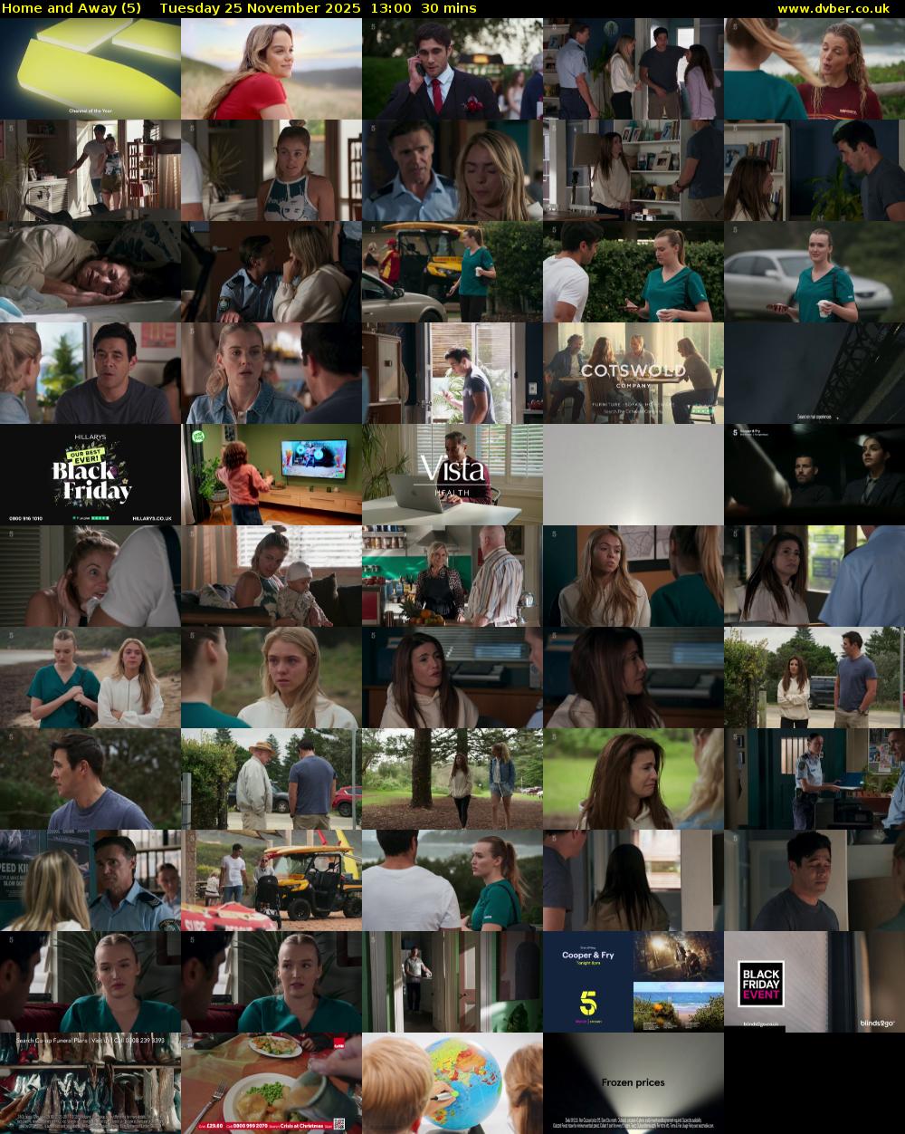 Home and Away (5) Tuesday 25 November 2025 13:00 - 13:30