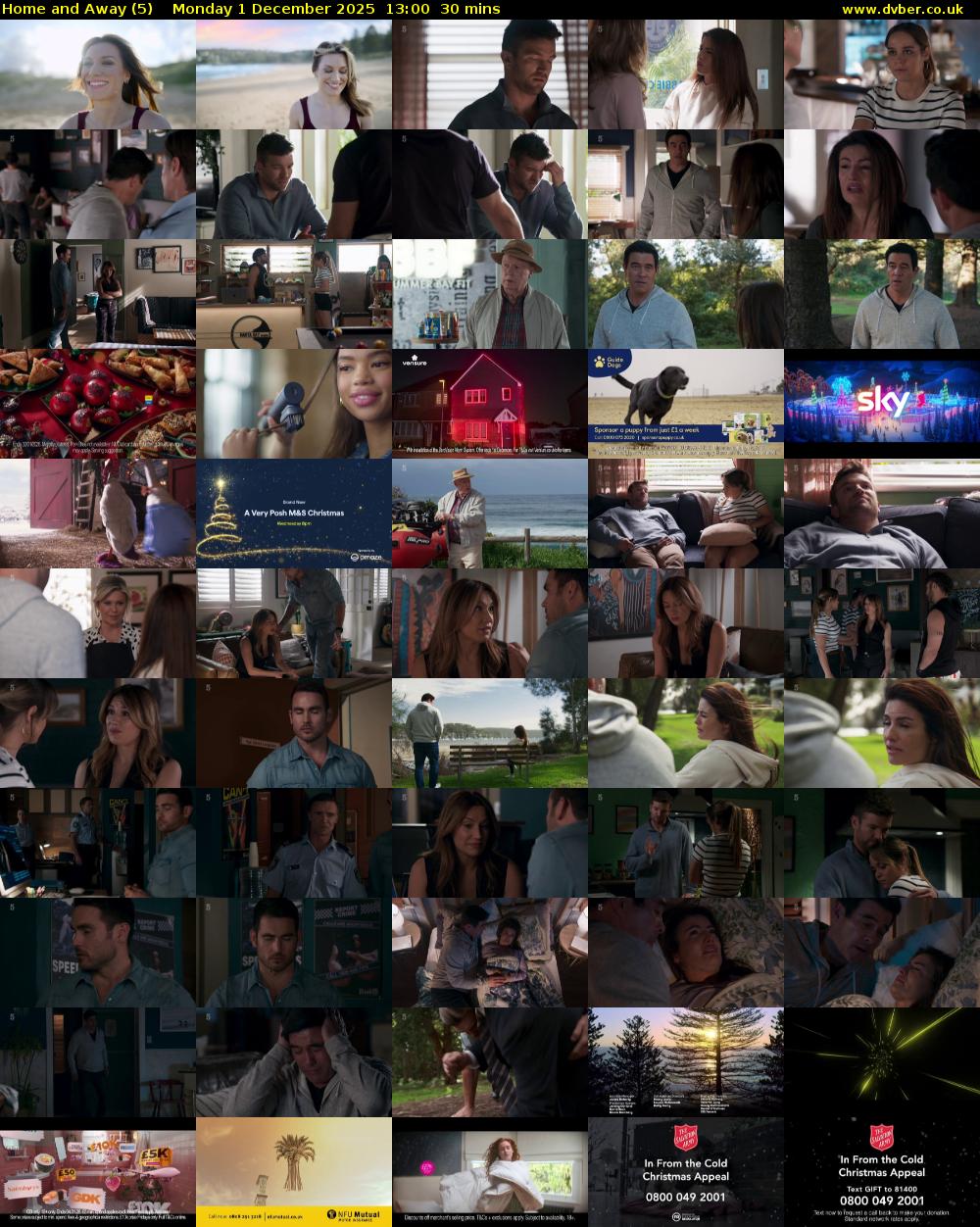 Home and Away (5) Monday 1 December 2025 13:00 - 13:30