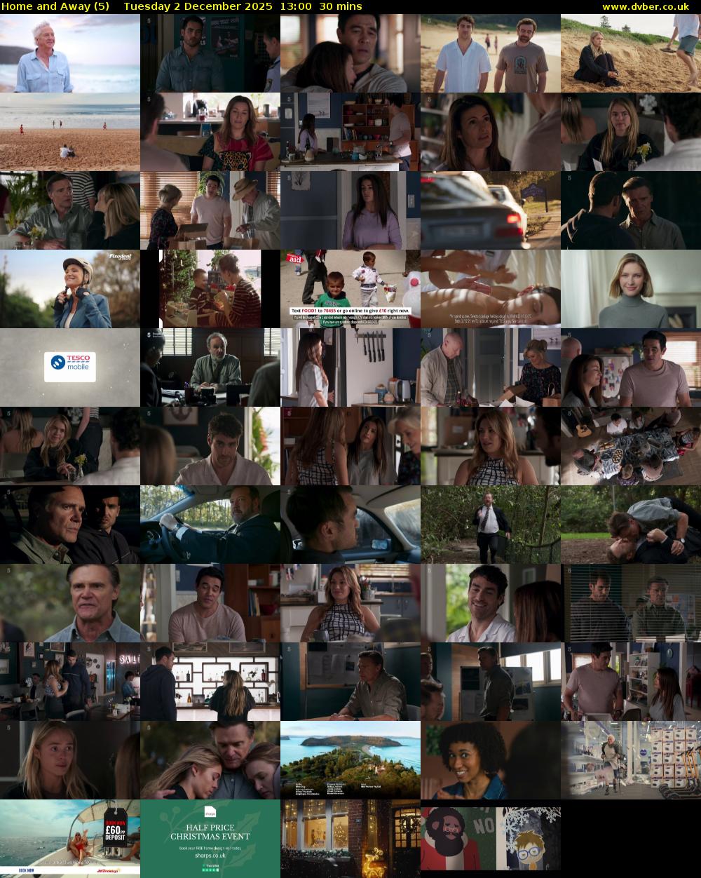 Home and Away (5) Tuesday 2 December 2025 13:00 - 13:30