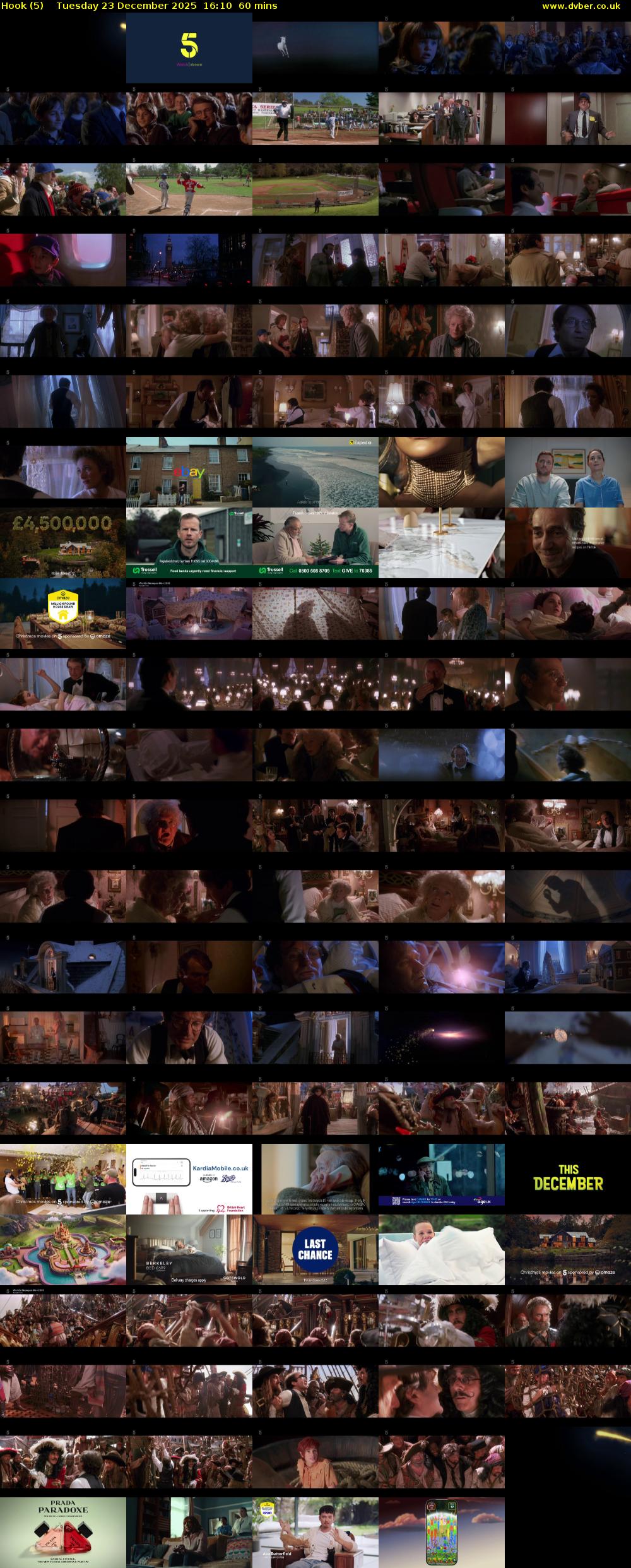 Hook (5) Tuesday 23 December 2025 16:10 - 17:10