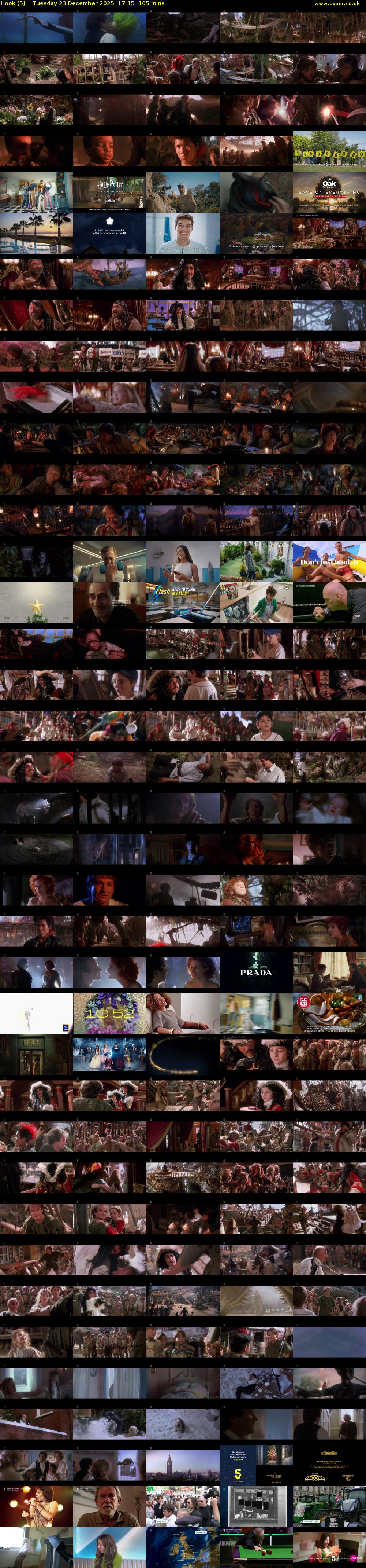 Hook (5) Tuesday 23 December 2025 17:15 - 19:00