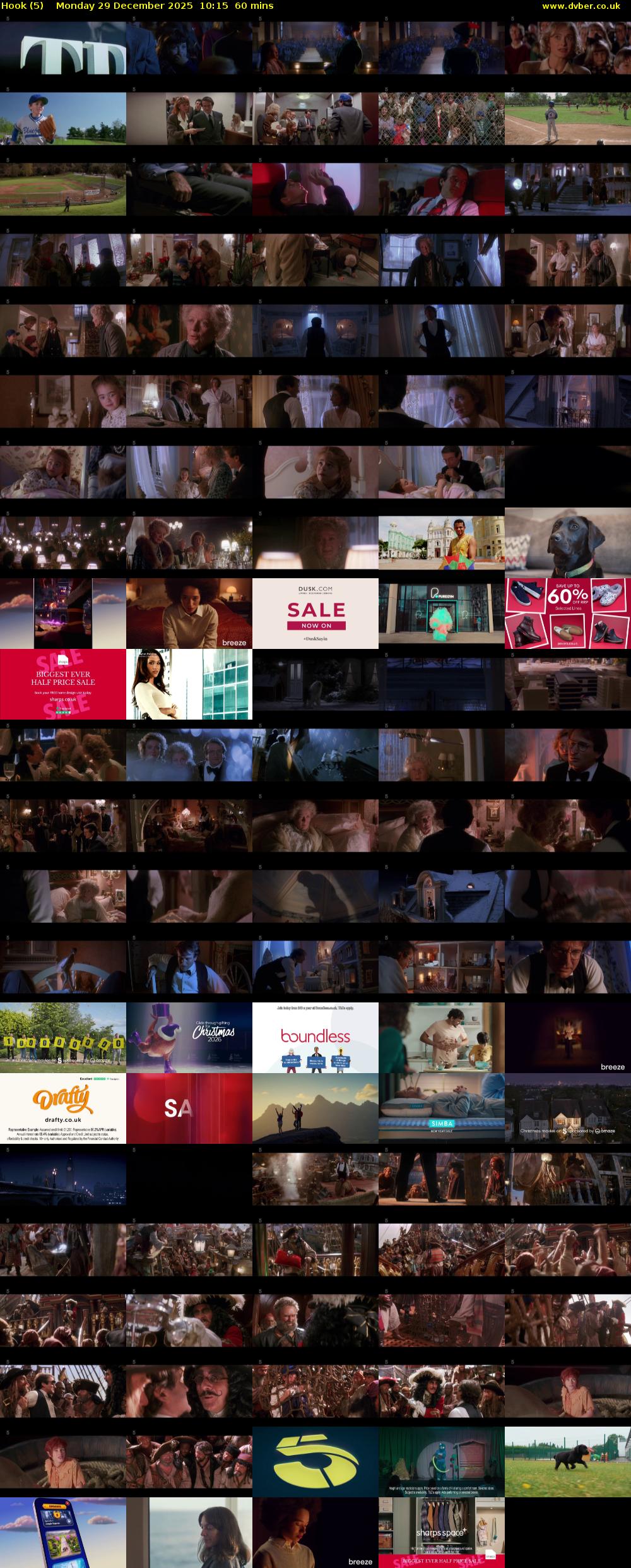 Hook (5) Monday 29 December 2025 10:15 - 11:15