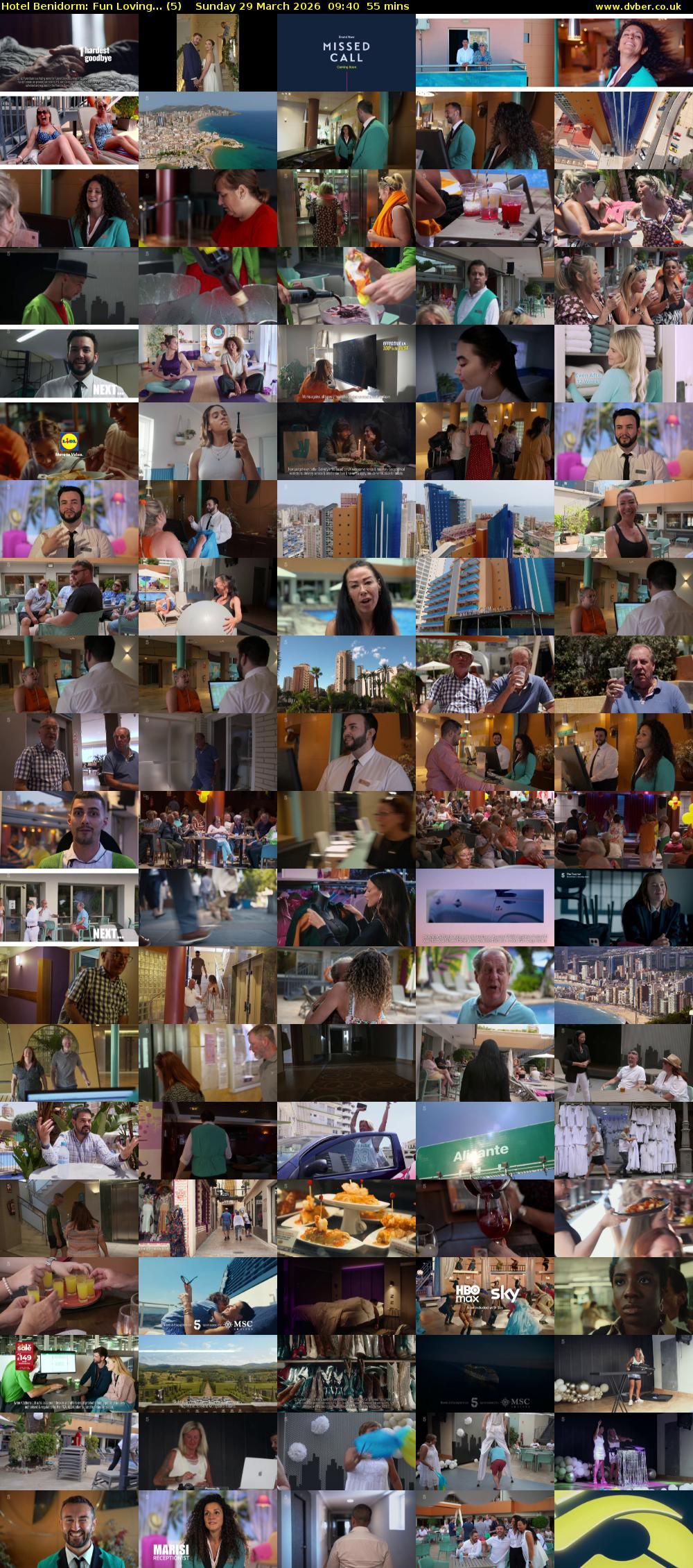 Hotel Benidorm: Fun Loving... (5) Sunday 29 March 2026 09:40 - 10:35