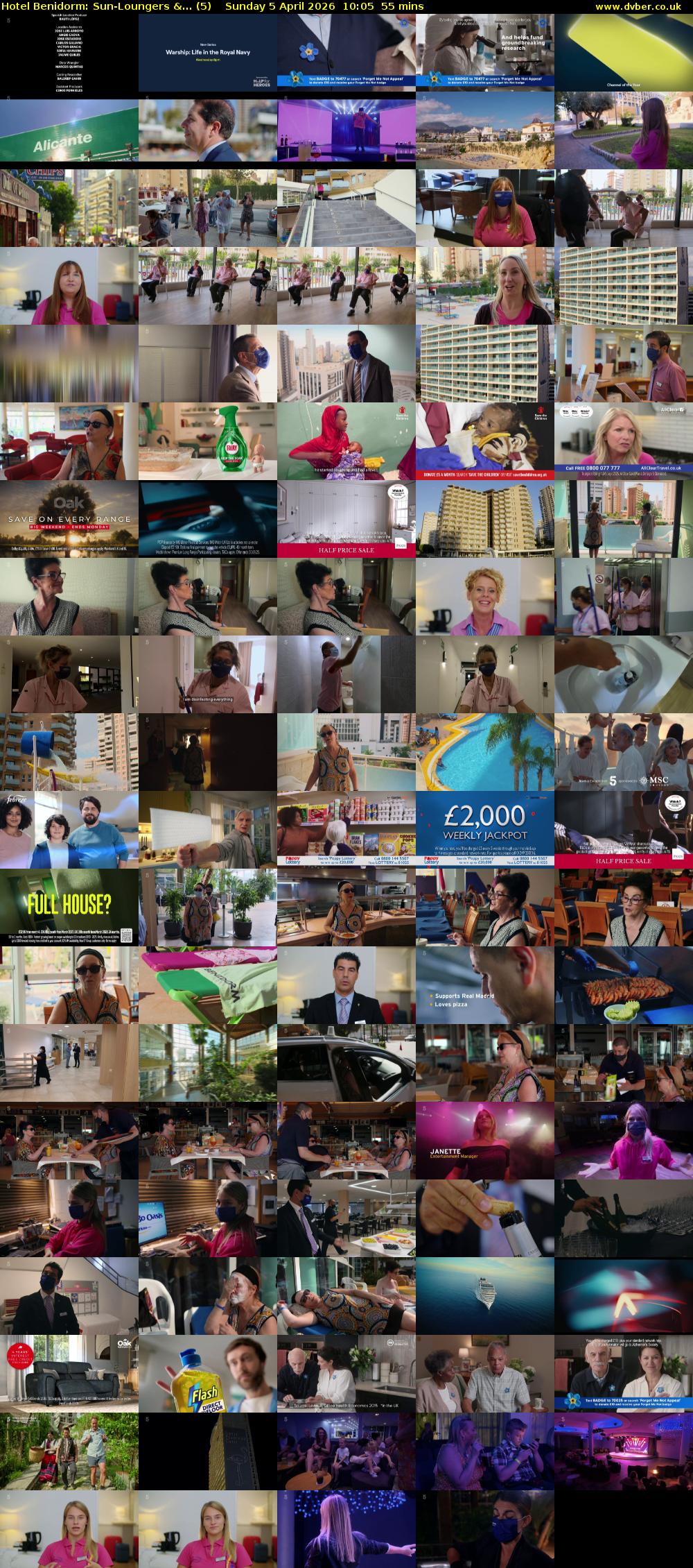 Hotel Benidorm: Sun-Loungers &... (5) Sunday 5 April 2026 10:05 - 11:00