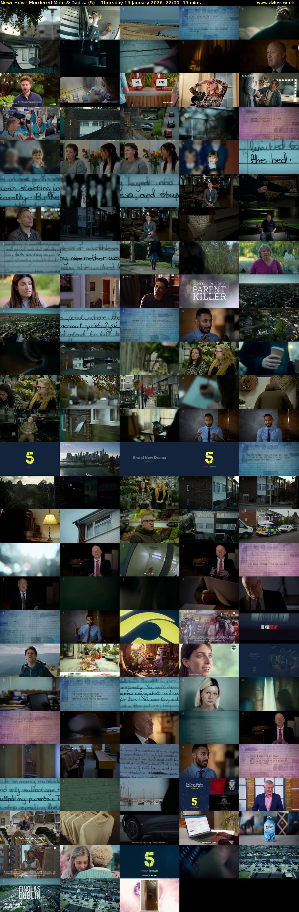 How I Murdered Mum & Dad:... (5) Thursday 15 January 2026 22:00 - 23:35