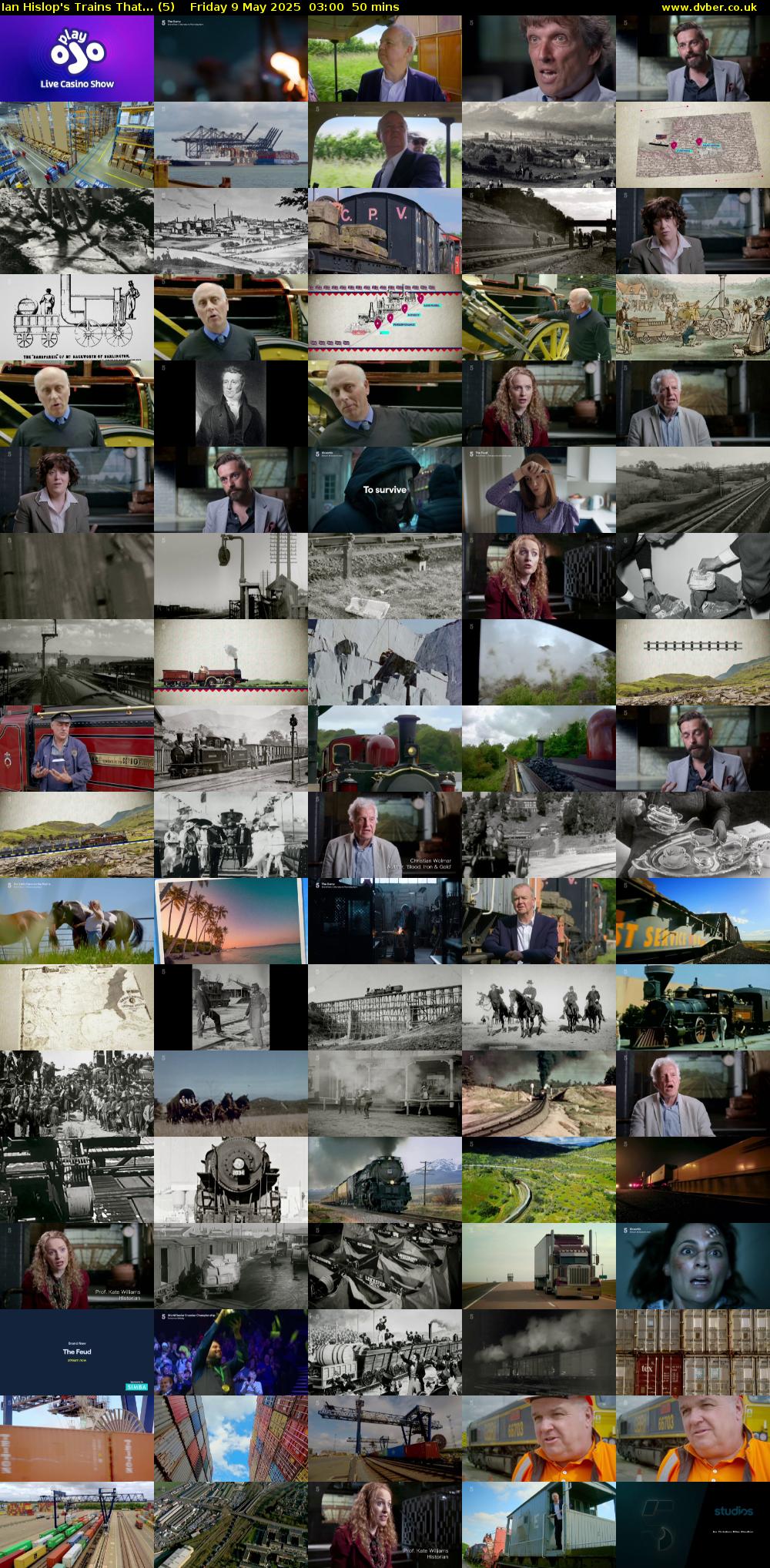 Ian Hislop's Trains That... (5) Friday 9 May 2025 03:00 - 03:50